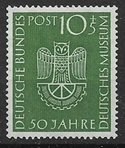 BRD 1953 postfrisch Mi 163 Museum München