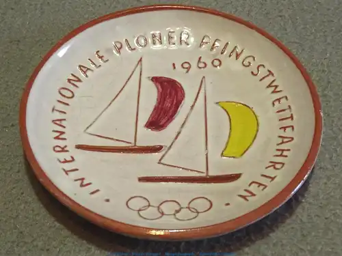 Sammelteller -Int. Plöner Pfingstwettfahrten- Olympia 1960 , OLY0063