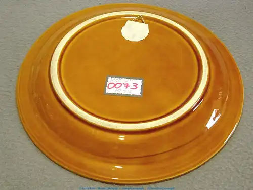 Sammelteller -Olympiade München 1972- Diskuswerfer braun, 24 cm OLY0073