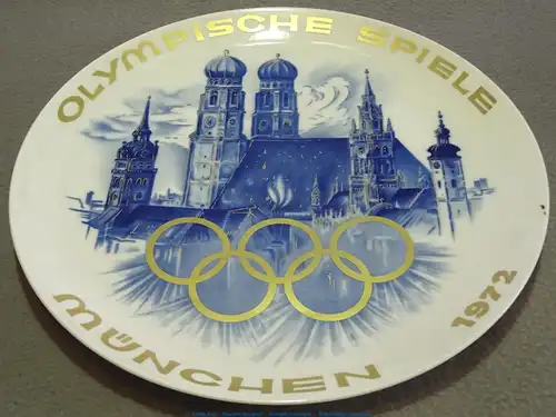 Großer Sammelteller - Olympische Spiele München 1972 - 31 cm OLY0070