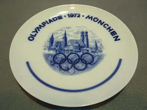 Großer Sammelteller - Olympische Spiele München 1972 - 24,5 cm OLY0082