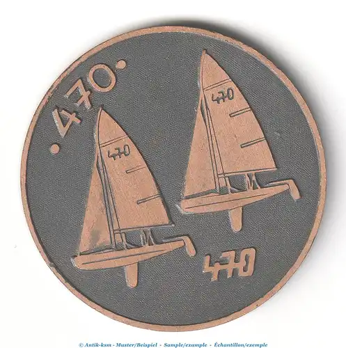 Medaille Olympische Sommerspiele in Moskau , Tallinn 1980 - 470 - , 5 cm Antik-ksm