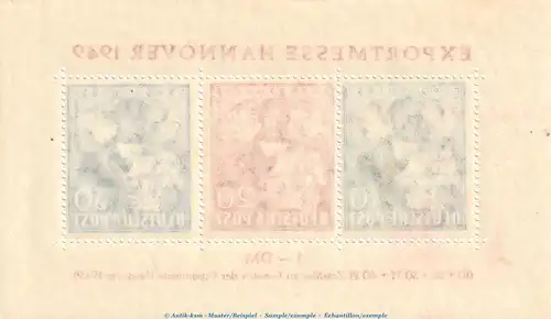 All. Bes. Bizone 1949 Nr 103 104 105 Ungebraucht DBM0218