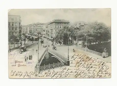 [Ansichtskarte] AK Gruss aus Berlin / Potsdamerbrücke. 
