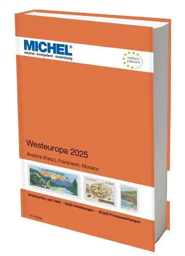 MICHEL Briefmarken Katalog Westeuropa 2025 (E 3) NEU