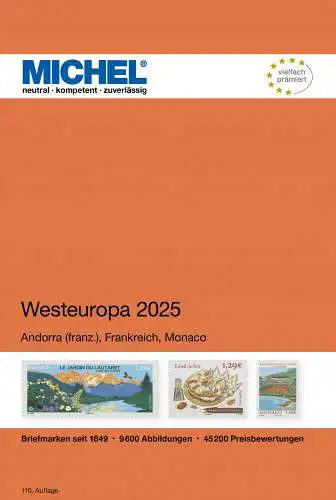 MICHEL Briefmarken Katalog Westeuropa 2025 (E 3) NEU