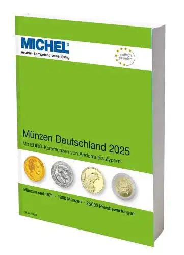 MICHEL Briefmarken Katalog Münzen Deutschland 2025 NEU