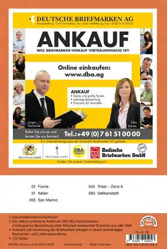 MICHEL Briefmarken Katalog Apenninen-Halbinsel 2025 (E 5) NEU