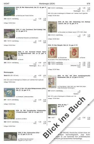 MICHEL Briefmarken Katalog Westlicher Balkan 2025 (E 6) NEU