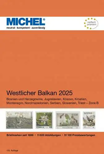 MICHEL Briefmarken Katalog Westlicher Balkan 2025 (E 6) NEU