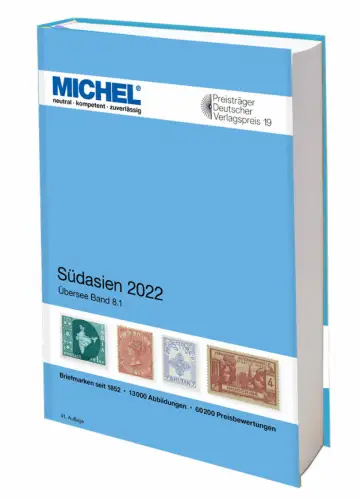 MICHEL Briefmarken Katalog Südasien 2022 (Ü 8.1) NEU