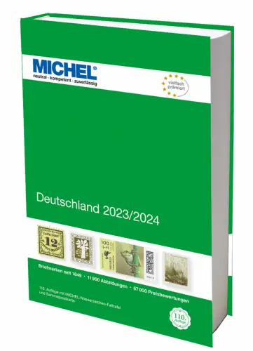 MICHEL Briefmarken Katalog Deutschland 2023/2024 NEU