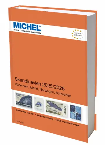 MICHEL Briefmarken Katalog Skandinavien 2025/2026 (E 10) NEU