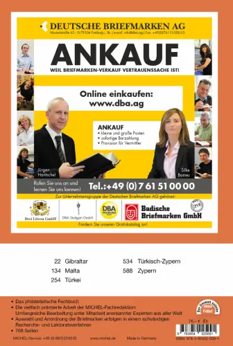 MICHEL Briefmarken Katalog Mittelmeerländer 2025/2026 (E 9) NEU