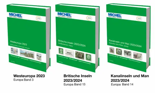 MICHEL Briefmarken Katalog Europa Set 2023 Westeuropa (E3, E 13, E 14)