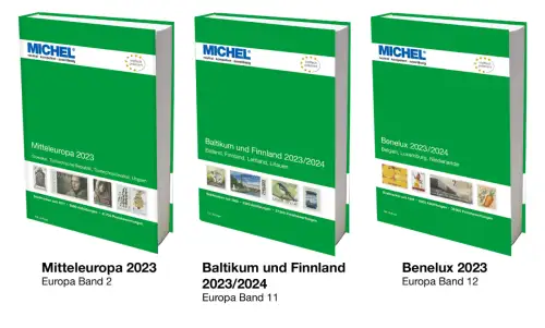 MICHEL Stamp Catalogue Europe Set 2023 Central Europe And Norden 2, 11, 12