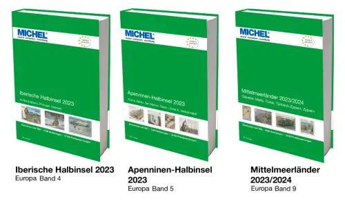 CATÁLOGO De Sellos MICHEL Europa Set 2023 Südeuropa (E4, E5, E9)