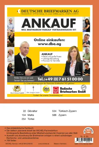 MICHEL Stamp Catalogue Mediterranean Countries 2025/2026 (E 9) New