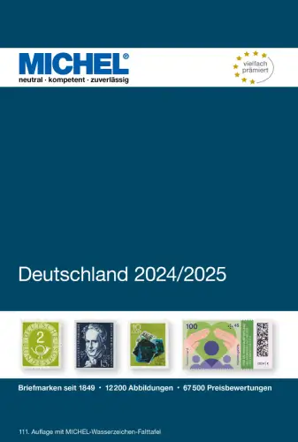 MICHEL Timbre Catalogue Allemagne 2024/2025 Neuf