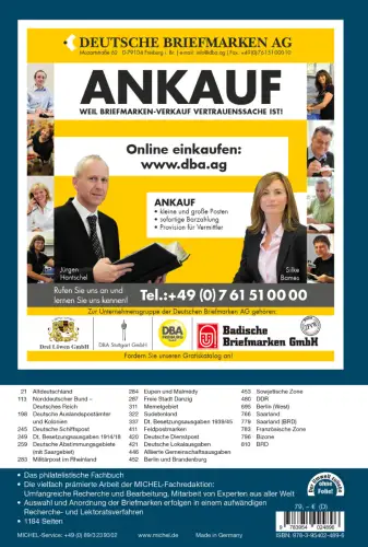 MICHEL Timbre Catalogue Allemagne 2024/2025 Neuf