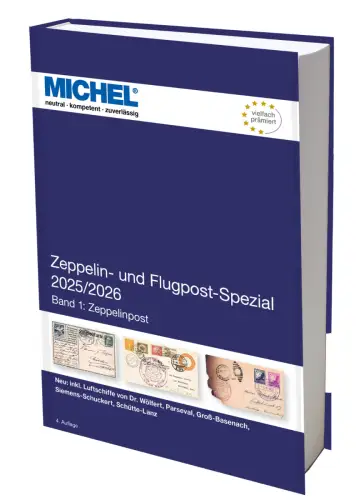 MICHEL Zeppelin- und Flugpost Spezial Band 1: Zeppelinpost Briefmarken Katalog