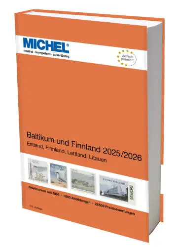 MICHEL Briefmarken Katalog Baltikum und Finnland 2025/2026 (E 11) NEU