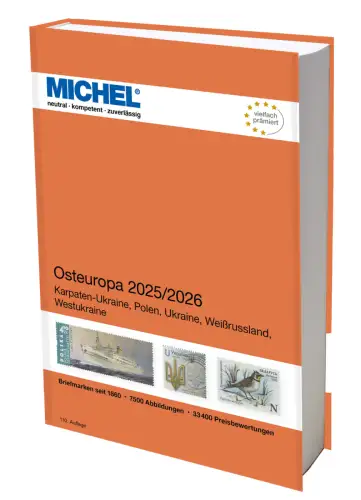 MICHEL Briefmarken Katalog Osteuropa 2025/2026 (E 15) NEU