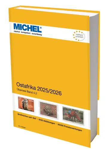 MICHEL Briefmarken Katalog Ostafrika 2025/2026 (Ü 4.2) NEU