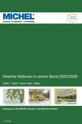 MICHEL Briefmarken Katalog Vereinte Nationen 2025/2026 NEU