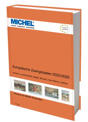 MICHEL Briefmarken Katalog Europäische Zwergstaaten 2025/2026 NEU