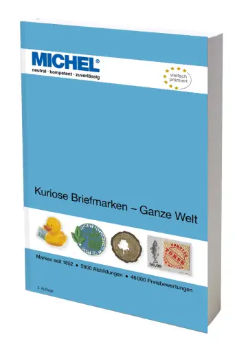 MICHEL Briefmarken Katalog Kuriose Briefmarken 3. Auflage 2025/2026 NEU