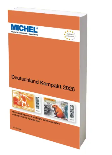 MICHEL Briefmarken Katalog Deutschland Kompakt 2026 NEU