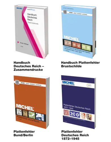 MICHEL Briefmarken Katalog Handbücher Set 4 Bände NEU