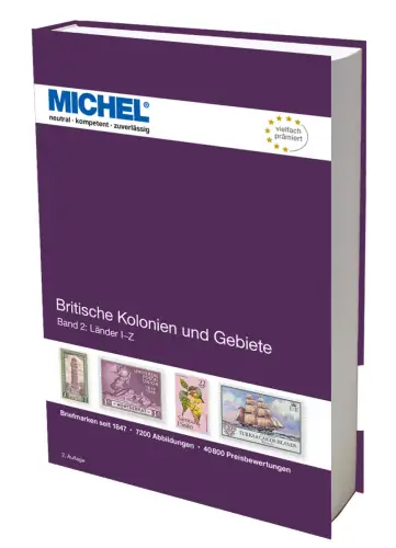MICHEL Briefmarken Katalog Britische Kolonien und Gebiete Band 2 I bis Z NEU