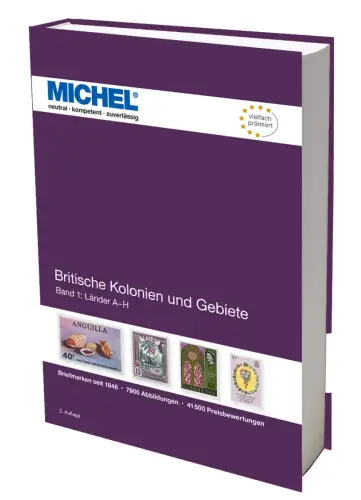 MICHEL Briefmarken Katalog Britische Kolonien und Gebiete Band 1 A bis H NEU