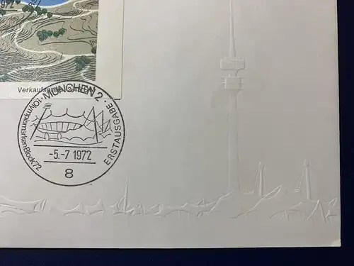 Bundesrep. Deutschland 1972 Nr Block 7 Ersttagsblatt Neu D-0019