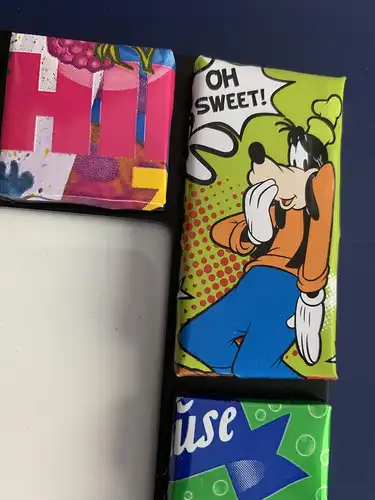 Bilderrahmen, Design aus alten Alu- und Blechdosen