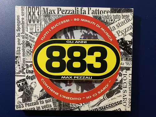 CD "Gli Anni" von 883 Max Pezzali