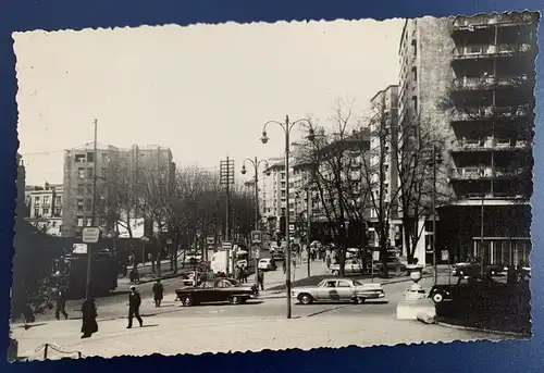 [Echtfotokarte schwarz/weiß] Adana Stadtansicht. 