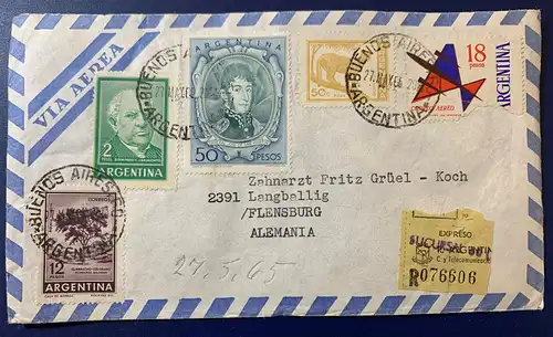 Argentinien 1965 Rundstempel (Datum und/oder Ort klar) ARG-0001