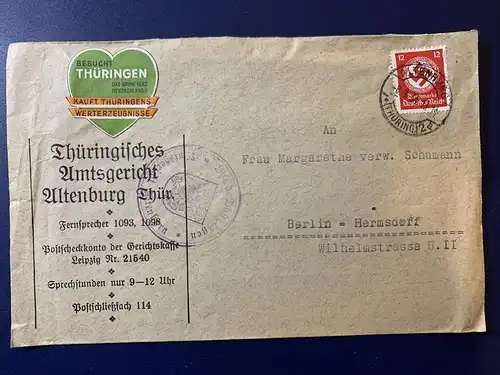 Deutsches Reich Dienstmarken 1934 Rundstempel (Datum und/oder Ort klar) D-0079