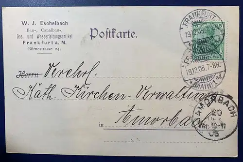 Deutsches Reich 1905 Rundstempel (Datum und/oder Ort klar) D-0099