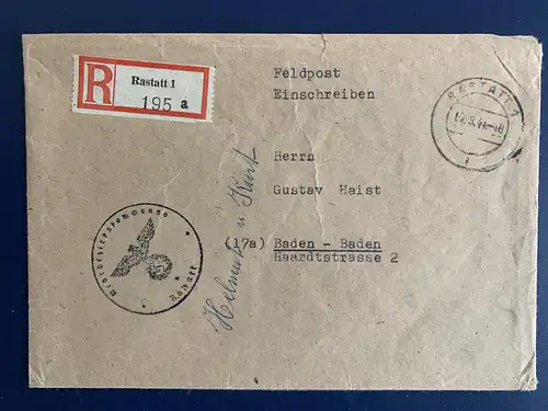 Deutsches Reich 1944 Rundstempel (Datum und/oder Ort klar) D-0103