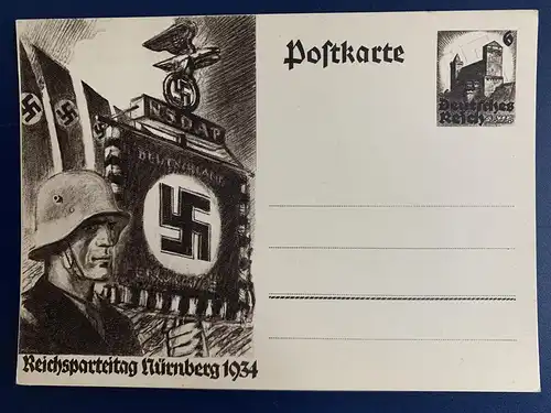 Deutsches Reich 1934 Nr P252 Postfrisch / **