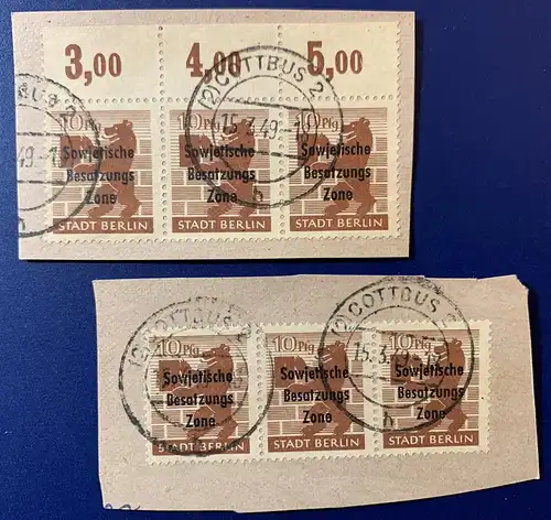 All. Bes. Sowj. Zone 1949 Nr 203 Rundstempel (Datum und/oder Ort klar)