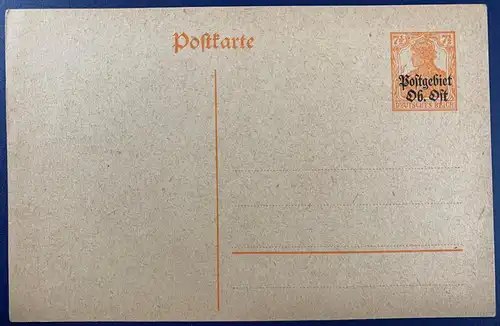 Bes. 1. Wk. Ob. Ost 1916 Nr P3 Postfrisch / **