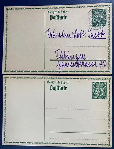 Altdeutschland Bayern 1915 Nr P93 I Rundstempel (Datum und/oder Ort klar) Postfrisch / **