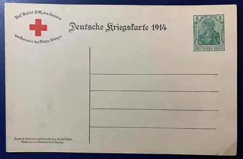 Deutsches Reich 1914 Nr P100 A II Neuwertig