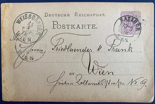 Deutsches Reich 1878 Nr P5 I/02 Rundstempel (Datum und/oder Ort klar)