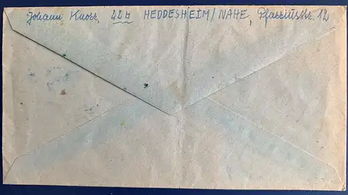 All. Bes. Franz. Zone Rheinland-Pfalz 1948 Nr 17 Zentraler Rund / Vollstempel
